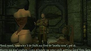 Skyrim Anri the seducer takes old young fucking with big ass and tits action