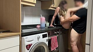 I'm on the phone with my boyfriend while this guy eats my shaved pussy and fucks me hard until he cums inside.