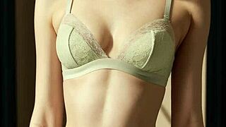 What happens when girls wear flowery underwear and show off sexy barefoot feet?