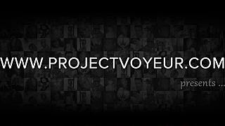 sexy milf enjoys getting spit roasted by amateurs in casual encounter