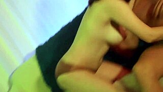 thick redhead pounded hard by muscular guy cumming on her big tits 💦🍒