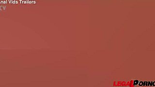 Blonde Cherry Kiss Squirts from Intense Bed Anal Gaping and Double Penetration