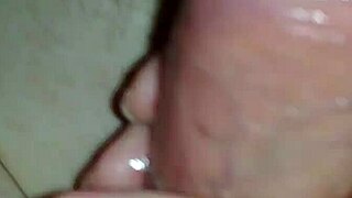 Dominant woman takes control in intense pegging session with her guy.