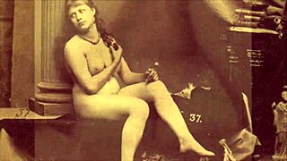 Who wins the vintage porn challenge - 1860s hairy beaver or 1960s blowjob action?