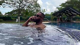 Jacuzzi Break Turns Intense With Kylei Ellish And Massive Black Cock Pounding