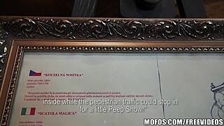 i love watching this natural czech brunette get fucked doggystyle outdoors in public pickup action