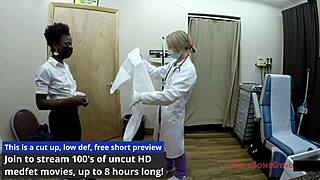 Rina Arem Experiences Intense Yearly Checkup with Nurse Spreading and Gaping
