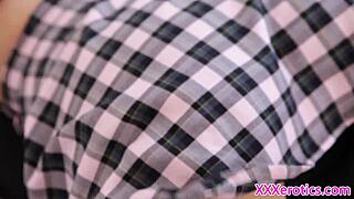 busty girlfriend in heels gets doggystyle pussyfucked with glamour cumshot