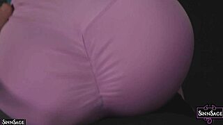 Yoga babe Sinn Sage removes pants for wet pussy fingering session