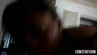 Young Horny Ebony Teen Strips Clothes And Rips Free Pussy In Wild Action!