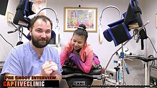 exploring the doctors intense bdsm session with raya nguyen as new sex slave