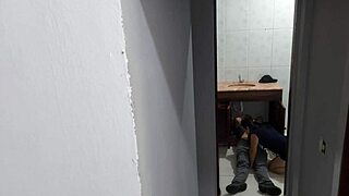 Wife Cheats with Plumber in Rough Homemade Action