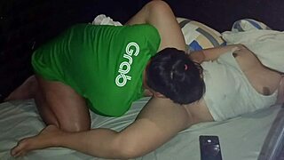 Hey, check out this amateur Asian big ass getting pounded doggystyle by the foreman.