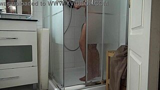 Taboo Voyeur Scene with Mature Taking Morning Shower in Homemade Amateur Style