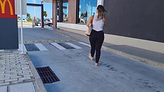 Amateur brunette takes a monster cock anally in homemade assfucking action leading to intense orgasm.