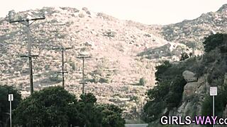 Lesbian In Heels Tribs With Cute Babe