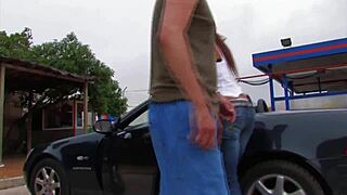 fayna vergara fucking in outdoor lingerie with heels and pantyhose