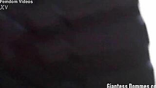 Hey, watch Giantess Summer as she stomps and destroys everything in this tall femdom domination scene