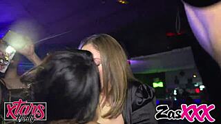 Khesa Ortega Y Soraya Wells La Lian En Publico At Fiesta Xtarsparty With Boobs And Ass!