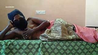 A mature woman explored her inner desires through gentle self-touch in a private setting at home