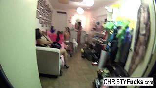 Three Sexy Pornstars Lick Pussies In Hot Lesbian Threesome!