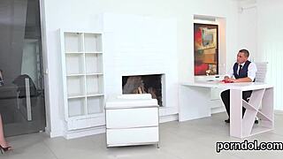 Natural beauty GETS SEDUCED and FUCKED by her AGED lecturer in a passionate VAGINA encounter.