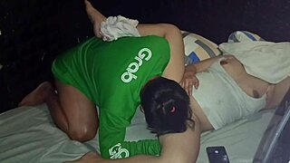 Hey, check out this amateur Asian big ass getting pounded doggystyle by the foreman.