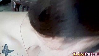 trikepatrol, this curious asian teen craves every stroke of that monster big cock in hardcore creampie action