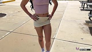 Delilah Dagger Teases with Lingerie Before Taking That Massive Cock Deep