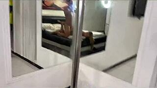 Blonde teen takes anal pounding from big cock brute