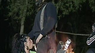 oh come on gypsy queens get wild in classic anal and blowjob action outdoors with cumshots everywhere