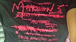 Can this ebony beauty control her urges while fingering those fat pierced pussy lips to orgasm?