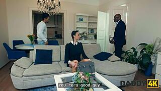 Slutty Wednesday cheats on her BF with massive black cock