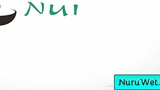 Hey Evan Stone, ready for ebony masseuse Nina White's wet nuru massage with perfect natural big boobs?