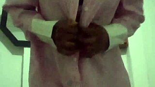 My ebony wife dances seductively for her lover to fill her up with cum on our marital bed
