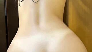 Straight Out Of The Shower With Skinny Girlfriend Riding Cowgirl