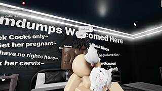 roblox cat girl takes big black cock in doggystyle