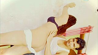 hot amateur couple enjoys rough anal fucking and creampie in homemade video