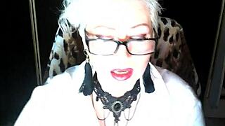 in this solo scene, aimee hot milf acts as a mature secretary masturbating with toys, stockings, and squirting in private with big natural tits and wet pussy lips.