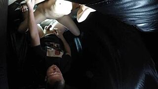 Britney Madison Sucks Cock And Gets Choked In Wild Car Sex!