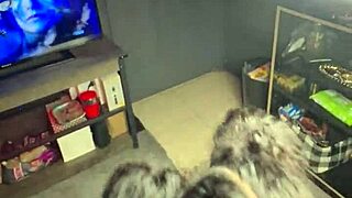 Mochi G delivers intense blowjob to RichDaPiper with cumshot facial.