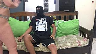 Blonde pornstar with big tits and tattooed ass takes monster cock in sexy intense action