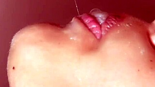 Fucking friend's Japanese girlfriend leads to intense close-up cum in mouth