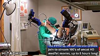 Human guinea pig Phoenix Rose endures mandatory Hitachi orgasms from Doctor Tampa in Florida hospital