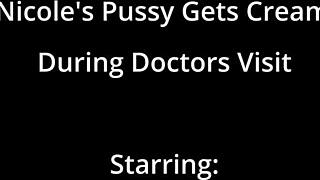 Aria Nicole's Pussy Creampied in Close-Up During Doctor's Visit
