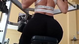 Whoa, check out this fitness culona in leggings, rosmery lara's sexy ass!