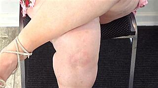 big booty busty white milf office secretary in mini dress gets interview with black boss