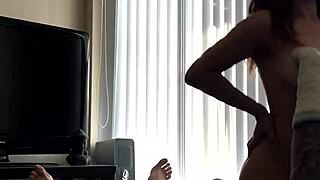 asian beauty with large breasts enjoys a fun ride