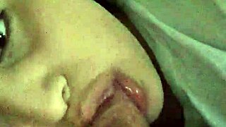 Getting blown by an amateur Latina in a casual encounter