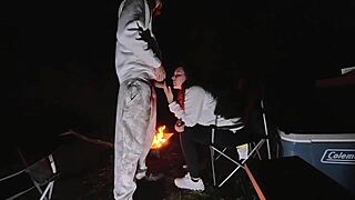 Oh yeah, bend me over outside at camp and use my big ass hard, hope we get caught!